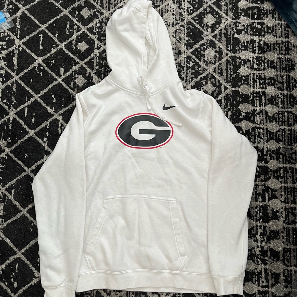 White Nike Georgia hoodie